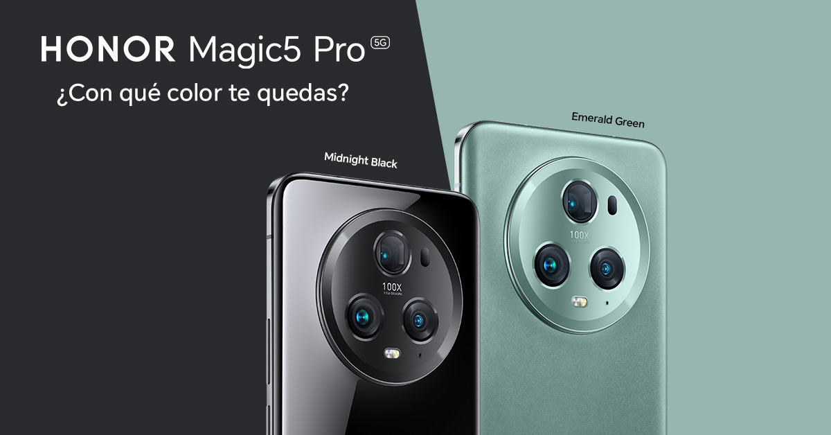 🎁 SORTEAZO con PREMIAZO🎁

🔃 SOLO HAZ RT Y CONTESTA TU COLOR FAVORITO CON EL HT #HONORMagic5Pro
PARA GANAR:

🖤Black
💚Green

🛒Ya disponible en hihonor.com