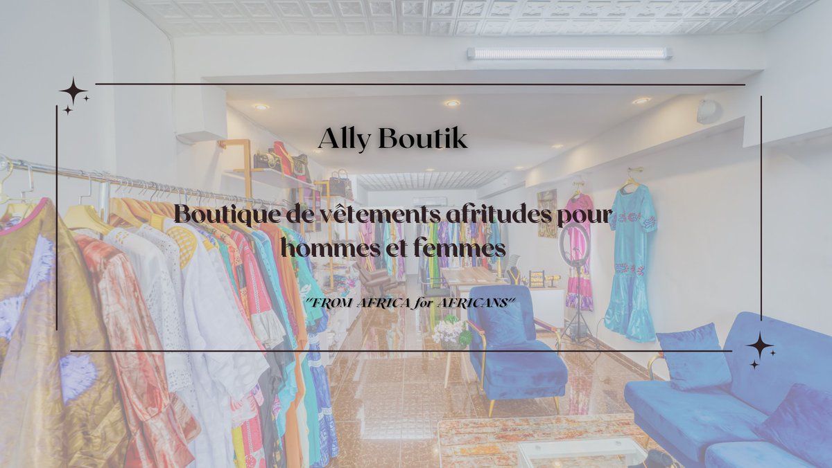 DigitalyzeA's tweet photo. 🎉🎉🎉 Succès! 🎉🎉🎉

👗🌍 La boutique Ally Boutik, qui vend des vêtements africains, a connu un grand succès grâce à l'agence de marketing numérique Digitalyze ! 👍
#allyboutik #MarketingDigital #digitalyzemarketingagency https://t.co/GhsJXc5JT6