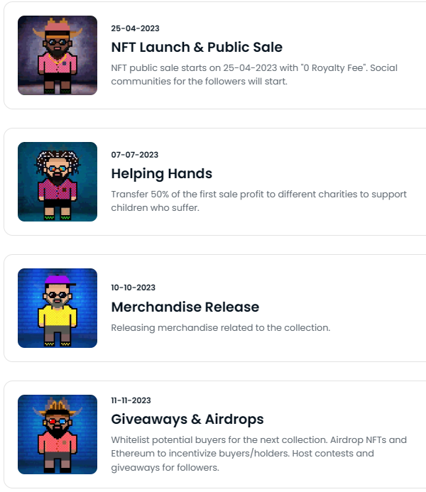 NRTD_NFTs's tweet photo. Drop Link: https://t.co/QSICv3FHkI
Collection Size: 19,999
Mint Price: 0.0006 ETH
Add to your calendar now!
#NFT #NFTs #OpenSeaCollection #opensea #openseanfts #NRTD https://t.co/kcFXYBID7R