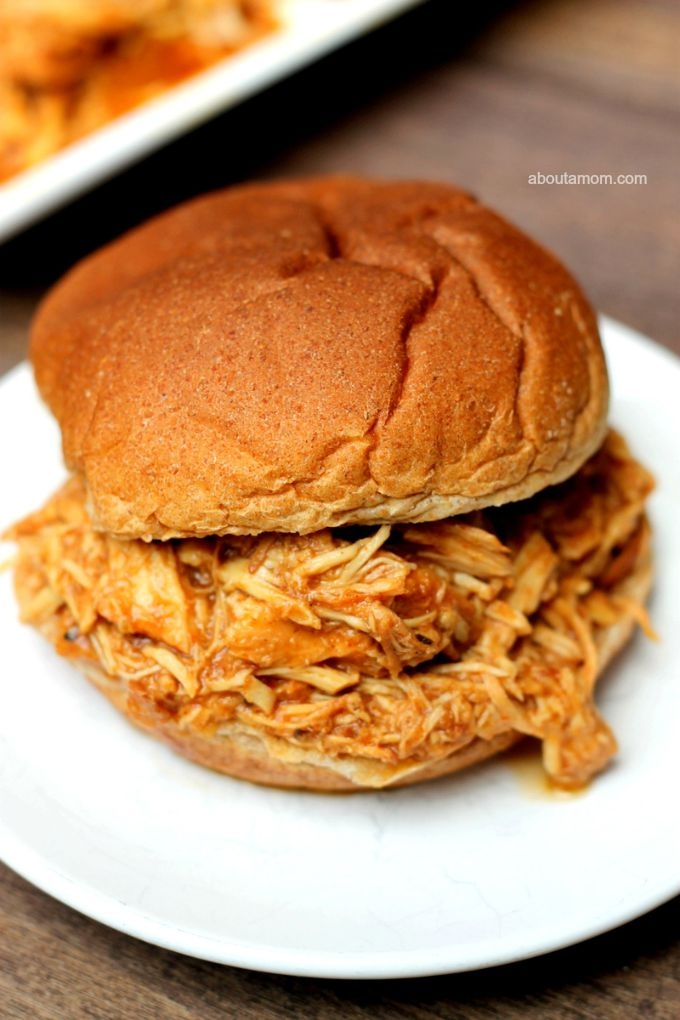 These Slow Cooker Beer BBQ Chicken Sandwiches have such great flavor and are simple to whip up in the CrockPot. 😋 This flavorful chicken is pull-apart tender and sure to become a family favorite.

Get the recipe: aamom.co/TXQNXw