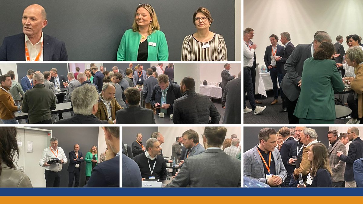 Am Vormittag kamen mehrere Busse mit Unternehmern aus verschiedenen niederländischen Provinzen auf der Hannover Messe an.
Nach einem Netzwerkempfang besuchen die Unternehmer die Messe und kommen am Nachmittag im Holland High Tech Pavillon mit den Ausstellern zusammen. #HM23