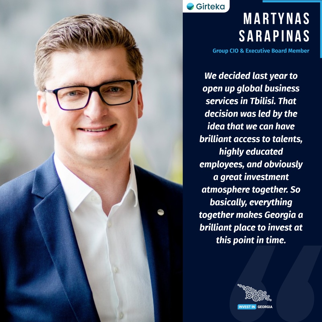 The one of the largest European logistics company, <a href="/GirtekaGroup/">Girteka Group</a> , became a beneficiary of Enterprise Georgia’s FDI grant program.

Read more: bit.ly/40gn5k1

#FDI #investinGeorgia