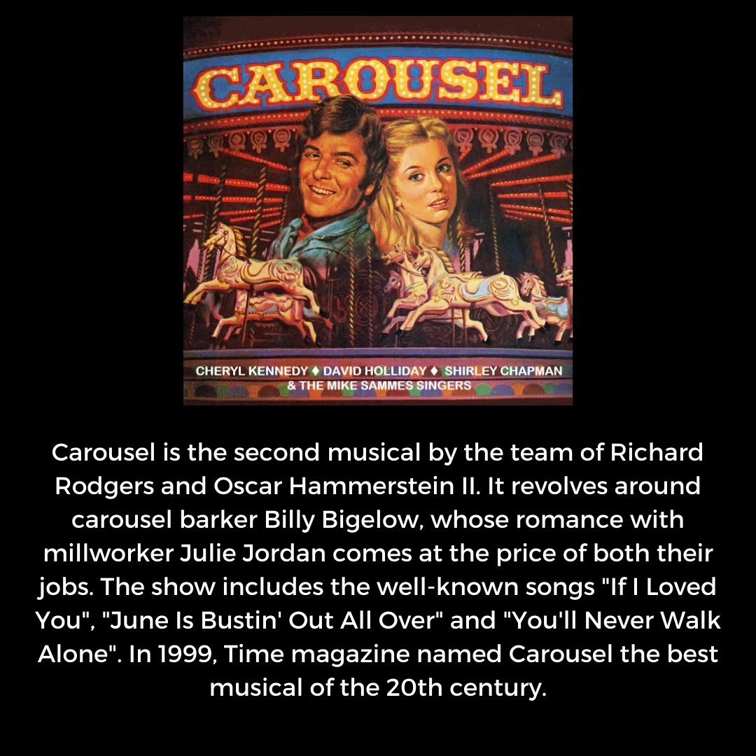 OvimaGlobal's tweet photo. On Thi Day✨

#carousel #richardrodgers #richardrodgerstheatre #oscarhammerstein #majestictheatre #musicaltheatre #musicaltheatrelife #fyp #onthisday https://t.co/GTwe6qiti5