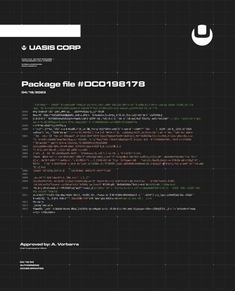 Found a group of color-coded files in Buddha's logs. Green, yellow, and red. 

Can't find the key. It seems to be his internal data. 

It's strange...

#uasiscorp #projectuasis