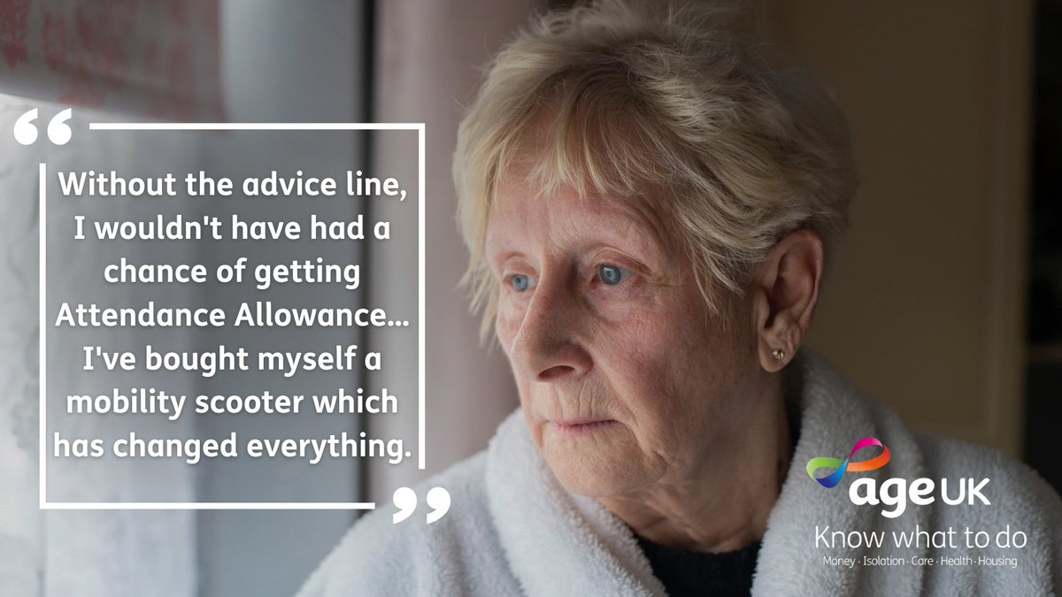 age_uk's tweet image. It&apos;s more important than ever that people, like Jeanette, receive the money they&apos;re entitled to.

At Age UK, we&apos;re helping put money in the pockets of older people. Make sure you&apos;re not missing out: bit.ly/3L9SAbo 

Age UK. #KnowWhatToDo