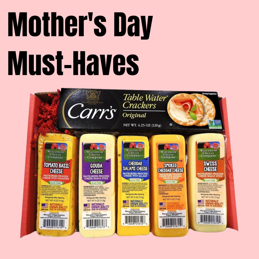 CheeseSausageCo's tweet photo. Get your mom the best gift this Mother's Day!

#WISCONSIN #CHEESE #MOTHERSDAY https://t.co/IwGiVwVJGD