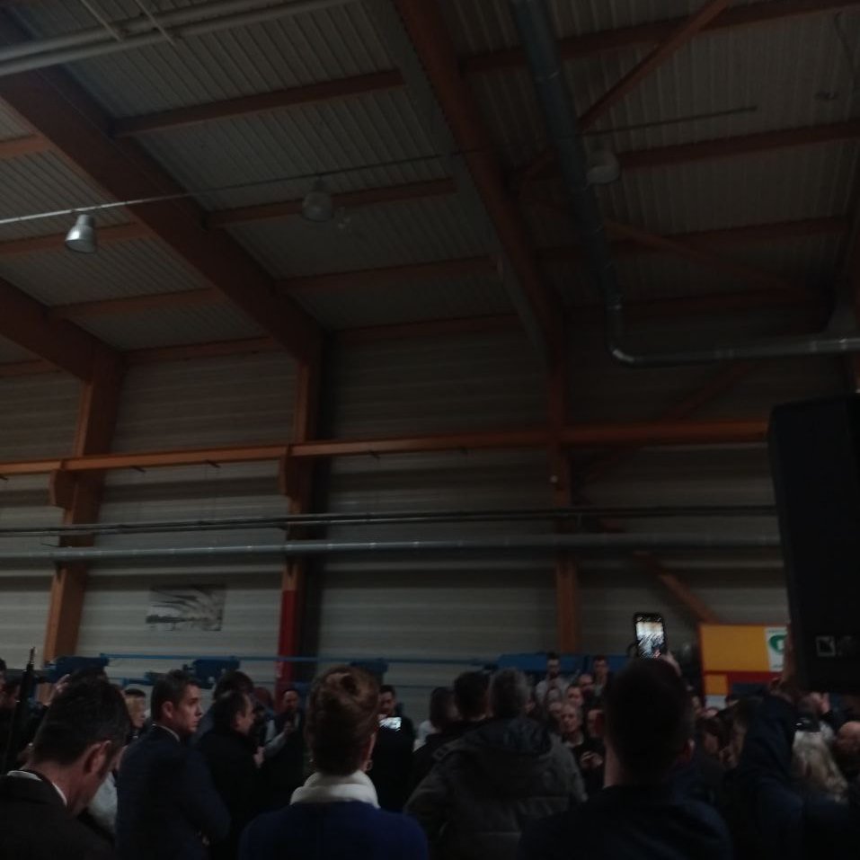 Coupure de courant pendant la visite d'Emmanuel Macron à Muttersholtz