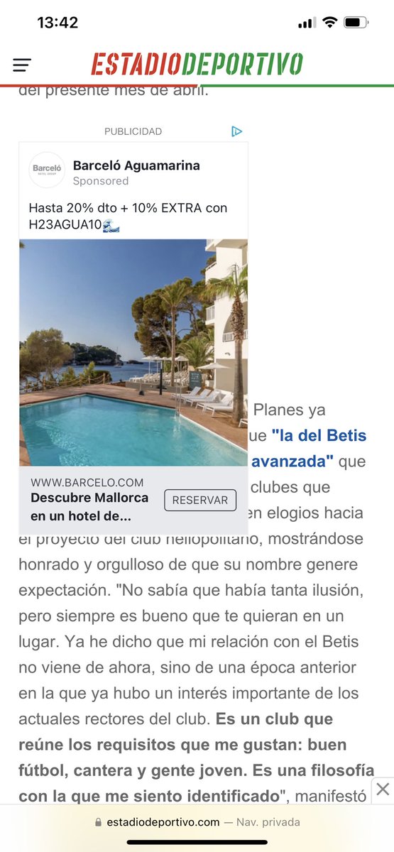 Hola <a href="/Estadio_ED/">Estadio Deportivo</a> , estos banners no nos permiten leer vuestro periódico. 

Si cambiáis los titulares para hacerlos más sensacionalistas y con ellos ganar más clics (imagino)… al menos que podamos leer las noticias. 

Espero que sirva la sugerencia. Gracias!