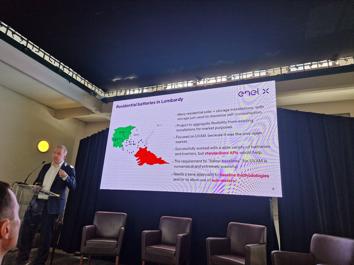laurentschmitt's tweet photo. @EnelXGlobal interesting demonstration on how important are #Smartinverter API harmonisation as well as the importance to submetering to drop irrelevant baselines #EMD #D4E #Flexcode #Prosumer @smartEnEU @VincentBerrutto @csikow @MWorsdorfer @DSOEntity_eu #SmartEnergySummit2023 https://t.co/UhBbtezyRW