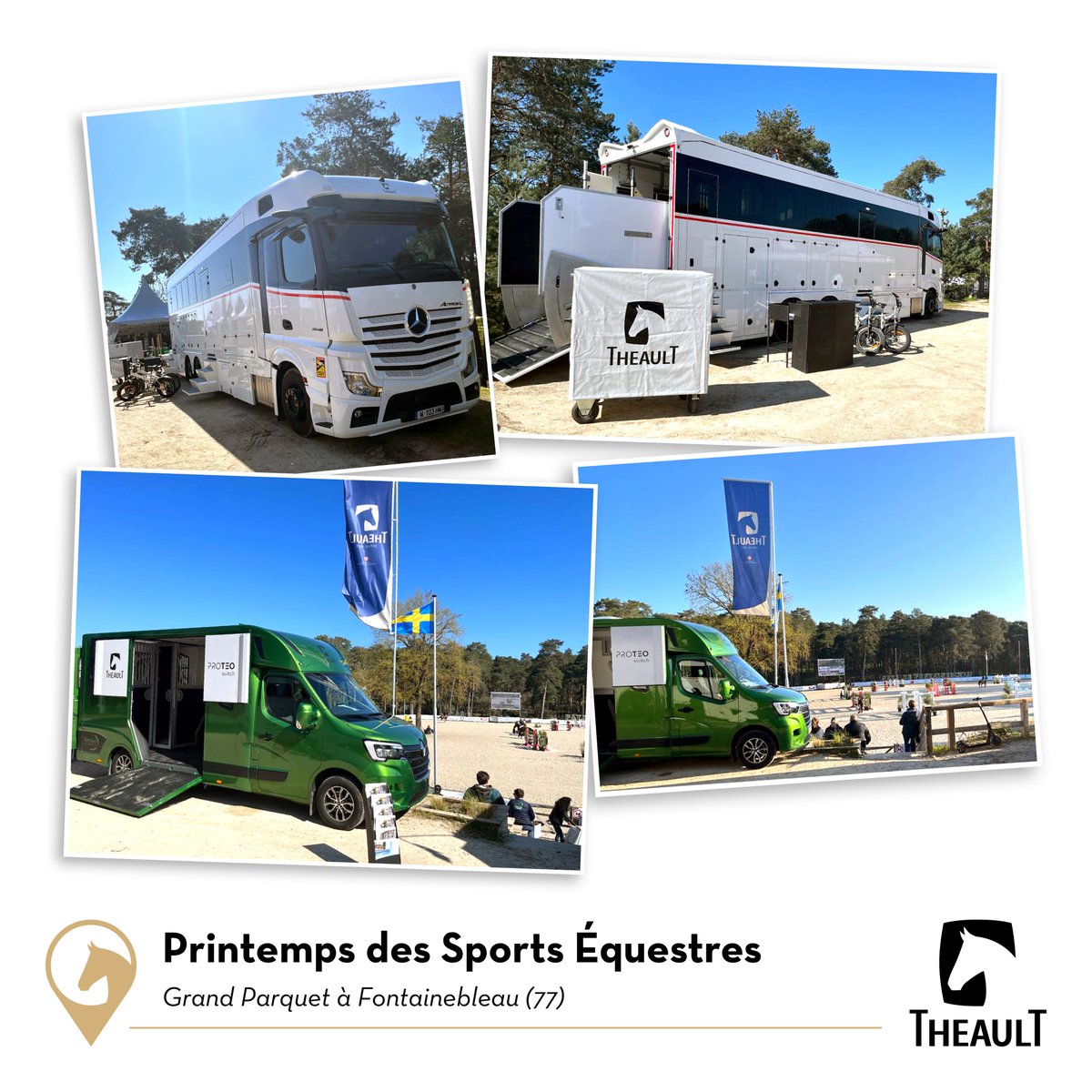 vanstheault's tweet photo. C'est parti pour #LePrintempsDesSportsÉquestres à Fontainebleau... Rendez-vous sur le stand #Theault pour découvrir #ProteoSwitch et #EleganceLounge jusqu'à dimanche !

#événement #découverte #proteoswitch #elegancelounge #madeinfrance https://t.co/iKHHd3rvat