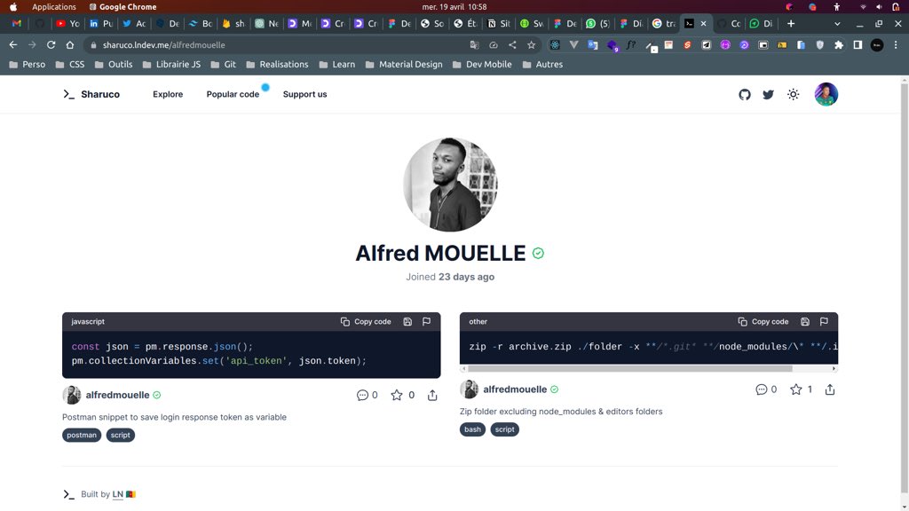 sharuco_app's tweet photo. Faites au moins une contribution sur Sharuco et obtenez un badge 😁

Github: https://t.co/b9ouo1yPrF

#CaParleDev 

Cc @kali47_ @sanixdarker 👀 https://t.co/RwEqRbz6tY