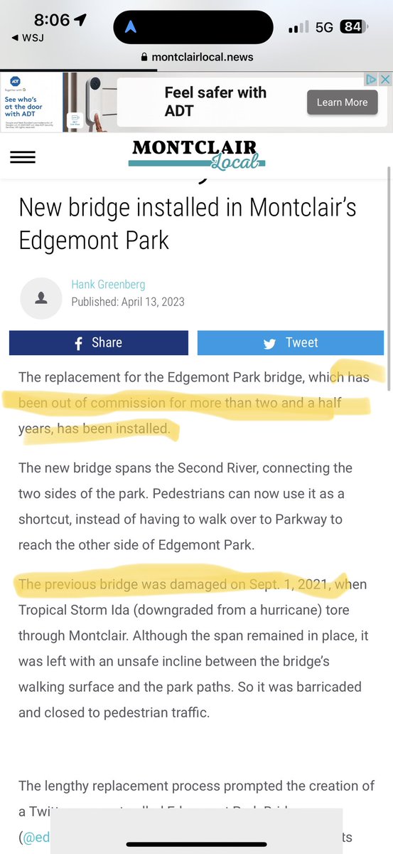 Edgemont Park Bridge tweet media