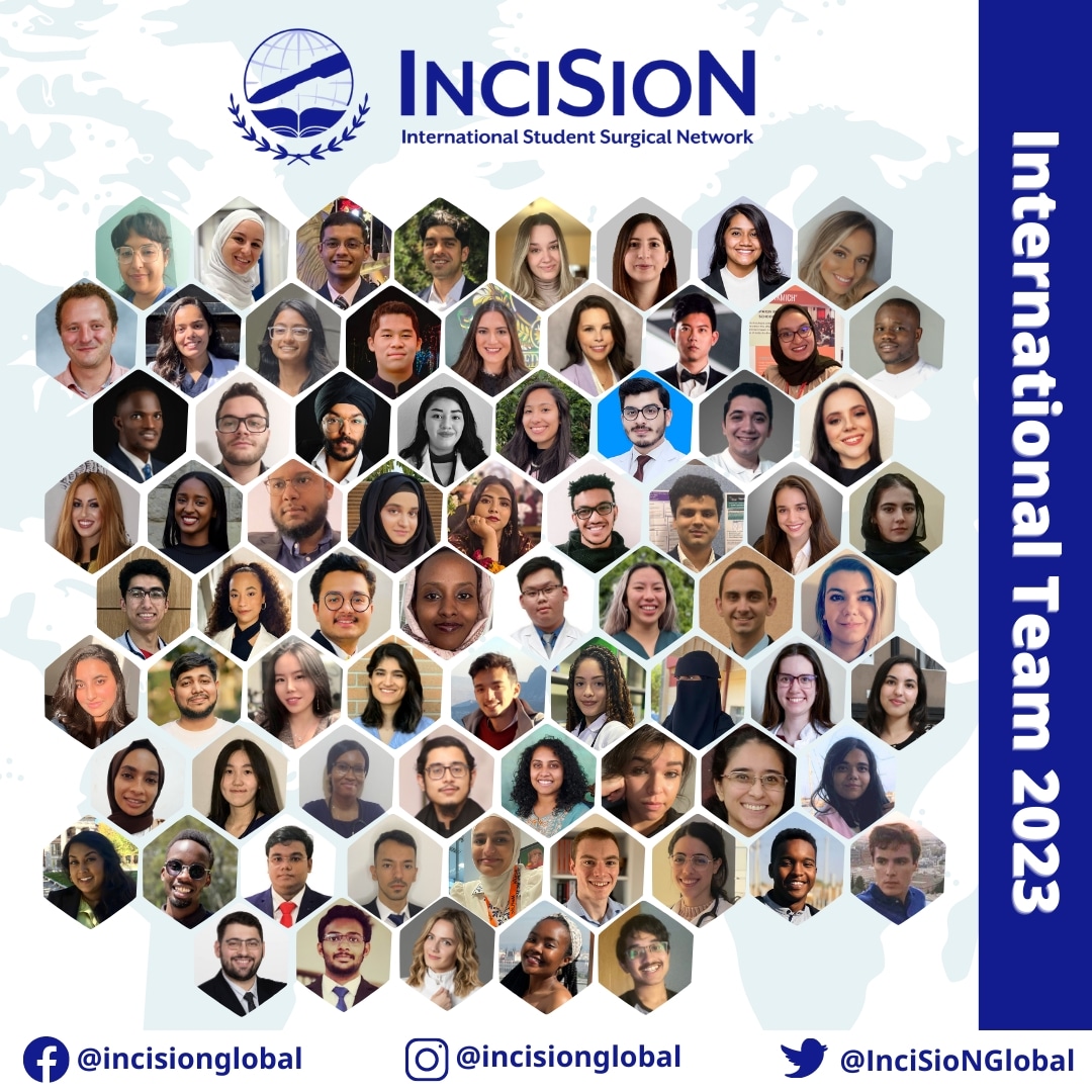 InciSioNGlobal's tweet photo. Proud to introduce the International Team 2023 for advancing global surgery! Excited to see what we'll achieve together this term! 💪🏻🌎🦾
#IT2023 #TheFutureOfTheOR https://t.co/lrAM4k2INH