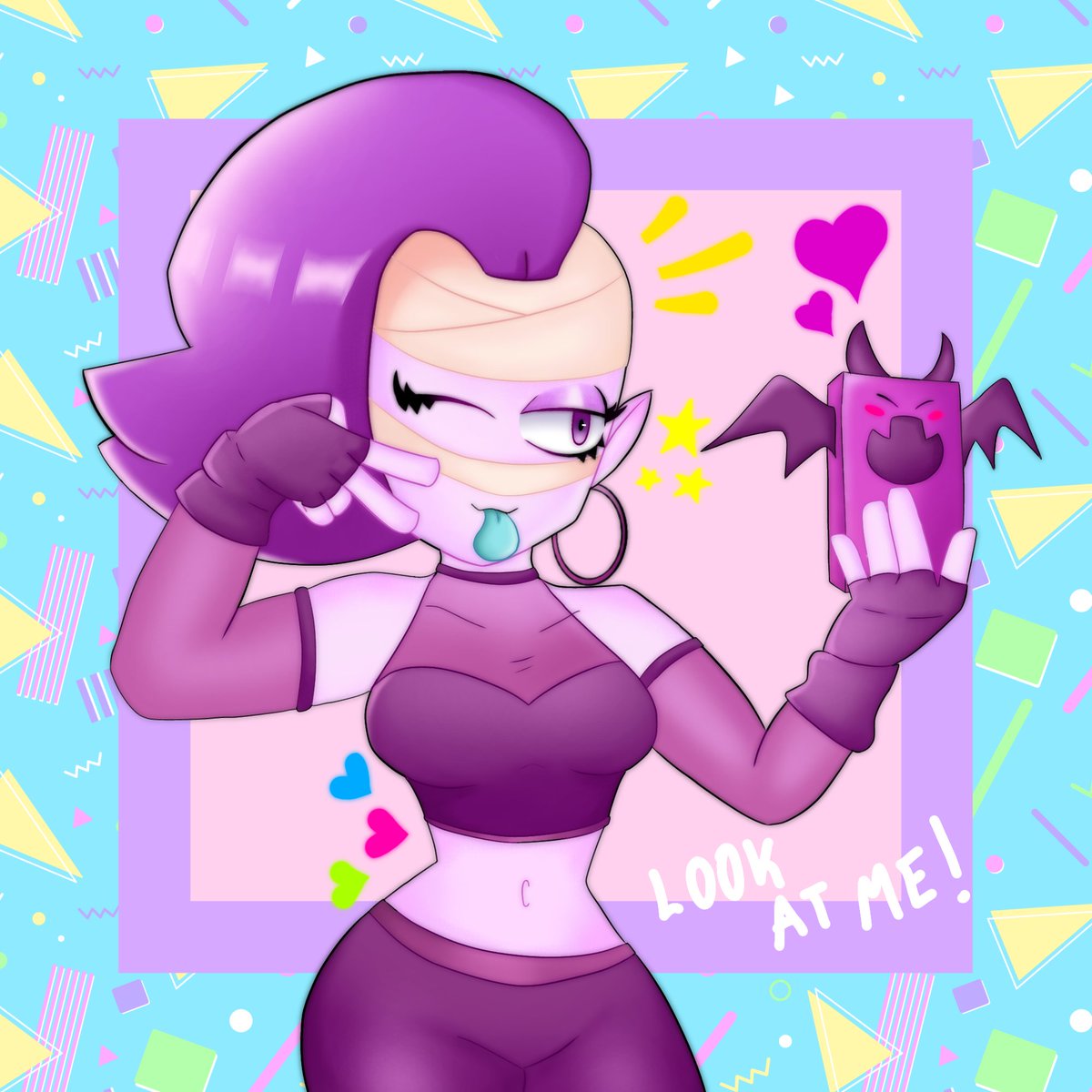 dermerland's tweet photo. Hi everyone!
Hoy les traigo mi aporté para el DTIYS De @EmzyLita en Instagram UwU 
La verdad que me gusta mucho como dibuja, dibuja bien bonito 🥺
Espero les guste tanto como a mí 😻

#brawlstars #brawlart #brawlstarsfanart #brawlstarsemz #fanart #digitalart #dibujo #ibispaintx https://t.co/FEmjbQMaFw
