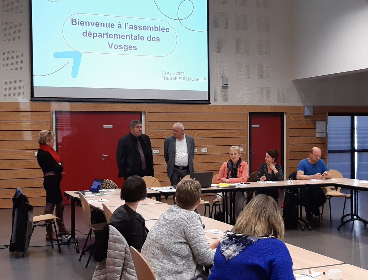 cnas_est's tweet photo. L'Assemblée Départementale des #vosges s'est déroulée à Fresse-sur-Moselle, en présence et avec le soutien de son maire M. Peduzzi, le Président de l' @Maires_Ruraux des Vosges 👍🤍
@LaVieEnVosges @StaebelC 
Le #cnas reste au contact des agents et des élu/es, venu/es en nombre ! https://t.co/p2DXZzN1R3