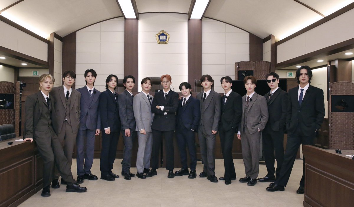 [17'S] 클린한 고잉 세븐틴을 위해!
법정에 모인 세봉이들👨‍⚖️

모든 걸 '꿰뚫어 보는 눈' 판사님!
세봉이들의 죄를 논하자면…👀
잘생긴 죄밖에 없는 것 같은데요?🤔
 
#재밌게_하려고_했던_게_죄는_아니잖아🤣
#세븐틴씨의_FML_앨범도_많관부❤