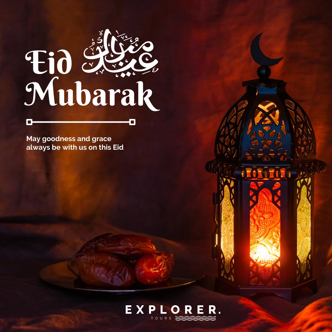 Explorer Tours wishing each and everyone a blessed #EidMubarak 🌙 
May this festive occasion brings you joy, peace & prosperity together with your loved ones.
   
#BeAnExplorer #ExplorerTours
