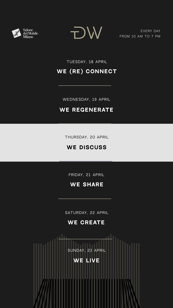 M_C_Architects's tweet photo. The collective #TDWwoodconnection has invited @M_Cainer TOMORROW to DISCUSS 
#alphabetforthefuture at 11:00am, and MCA approach &amp; philosophy in 'Back to the roots?' at 15:00pm during the 2023  #SalonedelMobile #BreraDesignDistrict #FuoriSalone #matteocainer https://t.co/tIoXF8sPxF