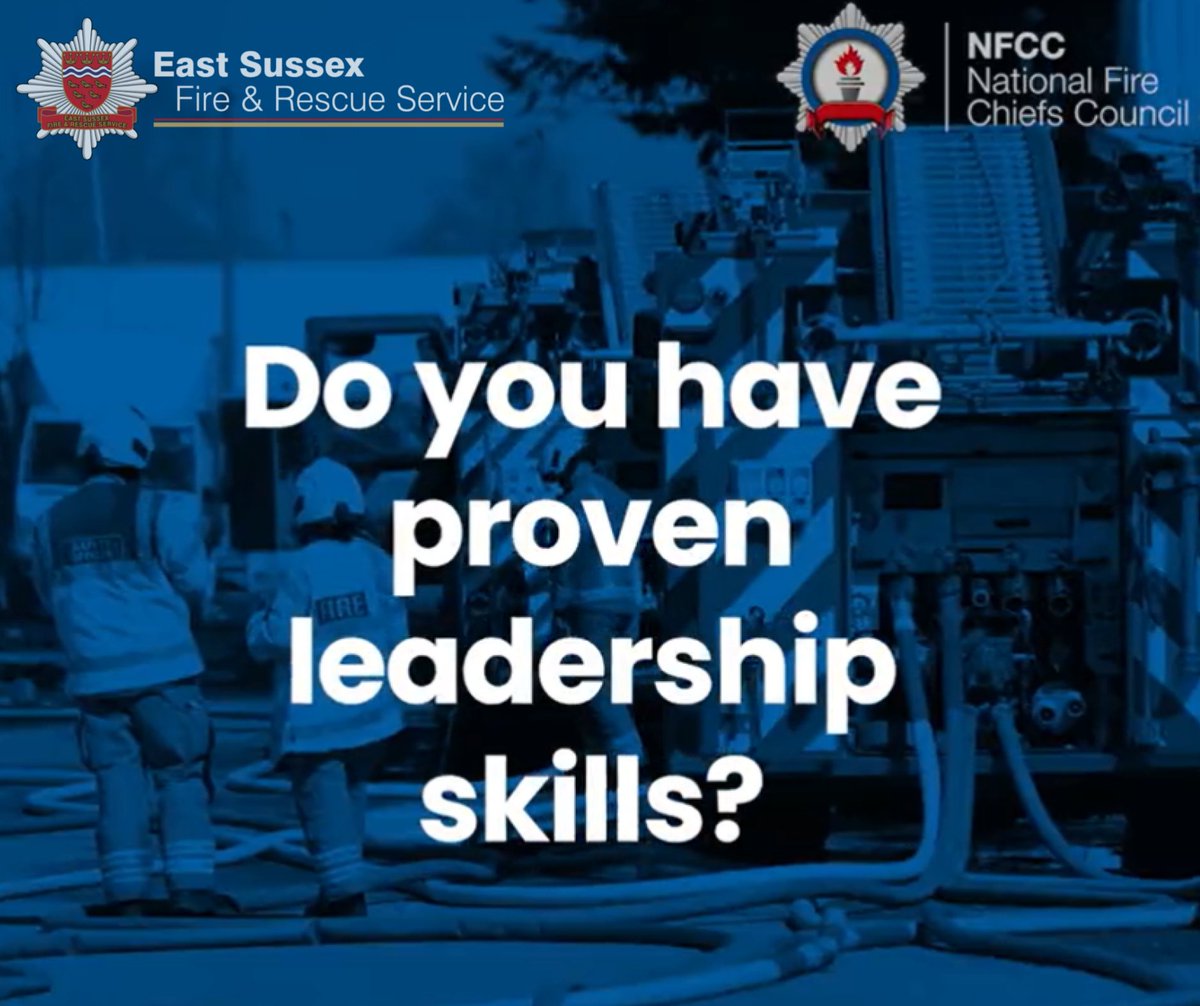 Are you a leader who can make a difference? Become a Fire Service Station Manager <a href="/EastSussexFRS/">East Sussex FRS</a> 

Find out more about how at: jobtrain.co.uk/esfrs/Job/JobD…