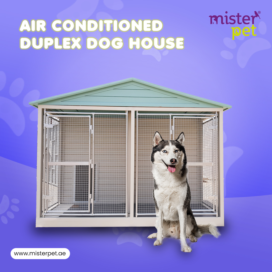misterpetuae's tweet photo. Beat the heat in style! Our air conditioned duplex dog house is perfect for your furry friends to stay cool and comfortable. Order yours today and give the ultimate luxury for your beloved dog.
.
.
#DogHouseUAE #DogsOfUAE #PetOwnersDubai #PetsOfDubai #MisterPet #UAEDogs https://t.co/zlMETZL0Z0