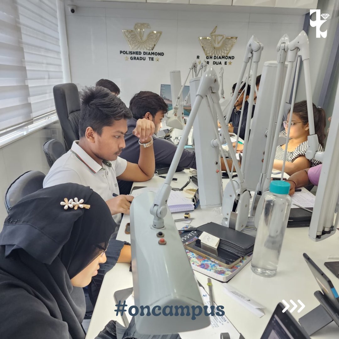 JKDIGJ's tweet photo. Polished Diamonds #students of @JKDIGJ are 100% practically trained to conquer any challenges of the gems & jewelry industry! (1/3)
#jkdiamondsinstitute #diamonds #jewelry #diamondgraduate #diamondgradingcourse #minesvisit #marketknowledge #practicaltraining #businessstartup https://t.co/4LEW5FtHvM