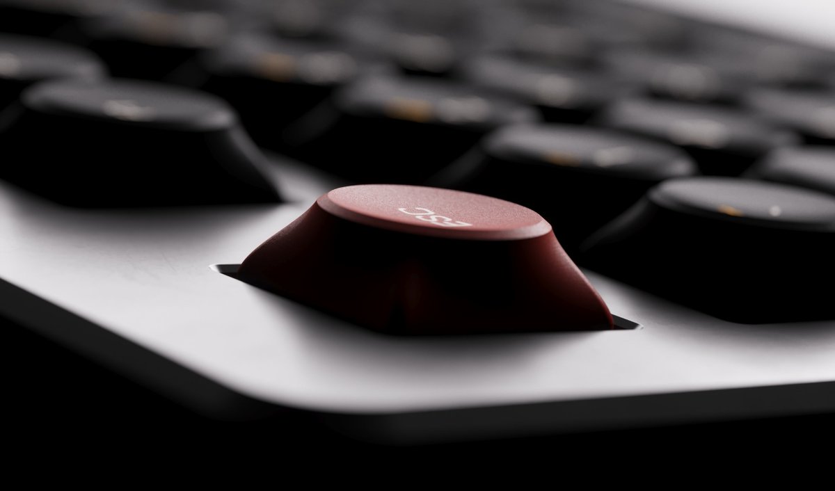 f_k_caps's tweet photo. A unique ultra-low MX compatible keycap profile, designed by Synth Labs https://t.co/Gd8CiMDgOK