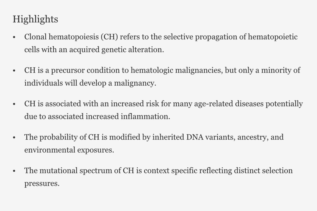 pnatarajanmd's tweet photo. Clonal Hematopoiesis: Origins and determinants of evolution https://t.co/Hmty3WEoGE https://t.co/EW3d7C2FJS