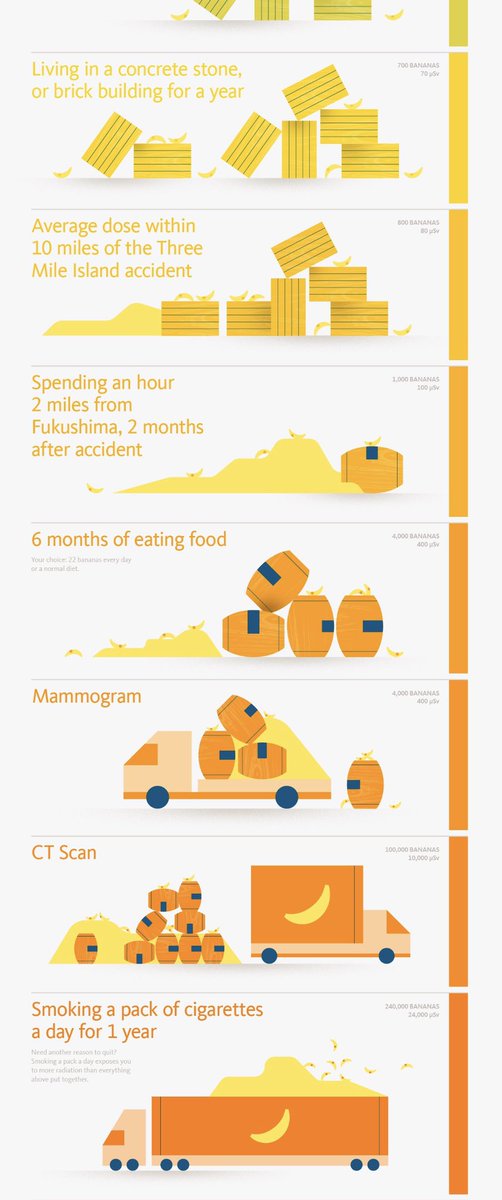An excellent source of potassium as well as an excellent point of reference for learning not to fear radiation & #nuclear energy.

universityofcalifornia.edu/news/what-know…

🍌#NationalBananaDay  ⚛️#NetZeroNeedsNuclear