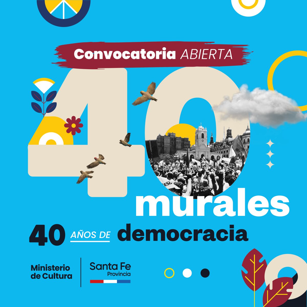 ind_creativassf's tweet photo. 🎨 Convocatoria abierta para artistas, creadoras y creadores de la provincia de Santa Fe • 40 murales ~ 40 años de democracia •

📆Tenés tiempo de participar hasta el 2/05.

¡Esperamos tu proyecto! 👇🏻https://t.co/BEFwapef6p

#SantaFecultura #40añosdedemocracia https://t.co/uWrGCFknDw