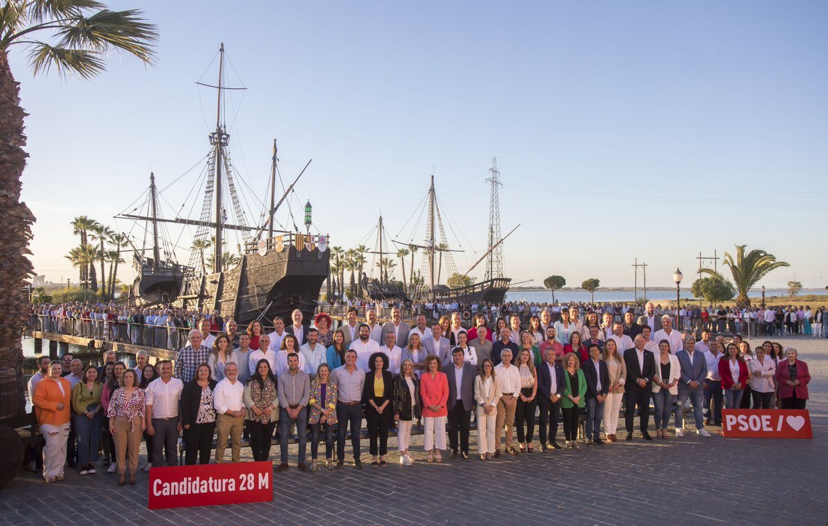 psoedehuelva's tweet photo. ❤️ SOMOS HUELVA 

🌹Somos el partido de #Huelva, quienes más y mejor conocemos esta provincia

🗣️ @MARIAEUGENIAL 

#PSOEdeHuelva #PSOE #28M https://t.co/hMaMvuHOZH