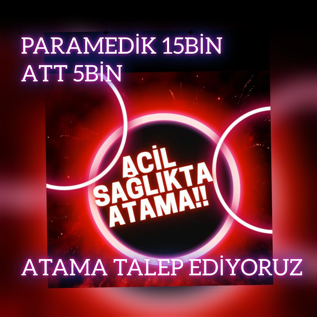 ATTNETT112's tweet photo. Sağlıkta yapılan atama yetersiz kalmıştır seçim öncesi yeni bir alımla bu eksikliğin giderilmesi gerekmektedir. Tüm saglik camiası adina 100.000 atama talep ediyoruz.
@saglikbakanligi
@drfahrettinkoca
@tcbestepe
#SağlıktaSeçimÖncesiAtama
#SağlıktaSeçimöncesiAtama https://t.co/5fCR2alpyH