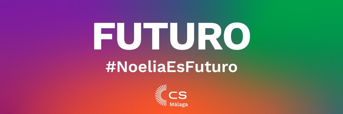 RealJoseMaria's tweet photo. No puede gustarme más la combinación de colores elegida por @NoeliaLosadaCs y @CsMalaga para la campaña.

El morado y verde de la ciudad, degradándose al naranja liberal.

Y el lema, de futuro, en contraposición a los personalismos que biológicamente tienen fecha de caducidad. https://t.co/MT3R9VZsCo