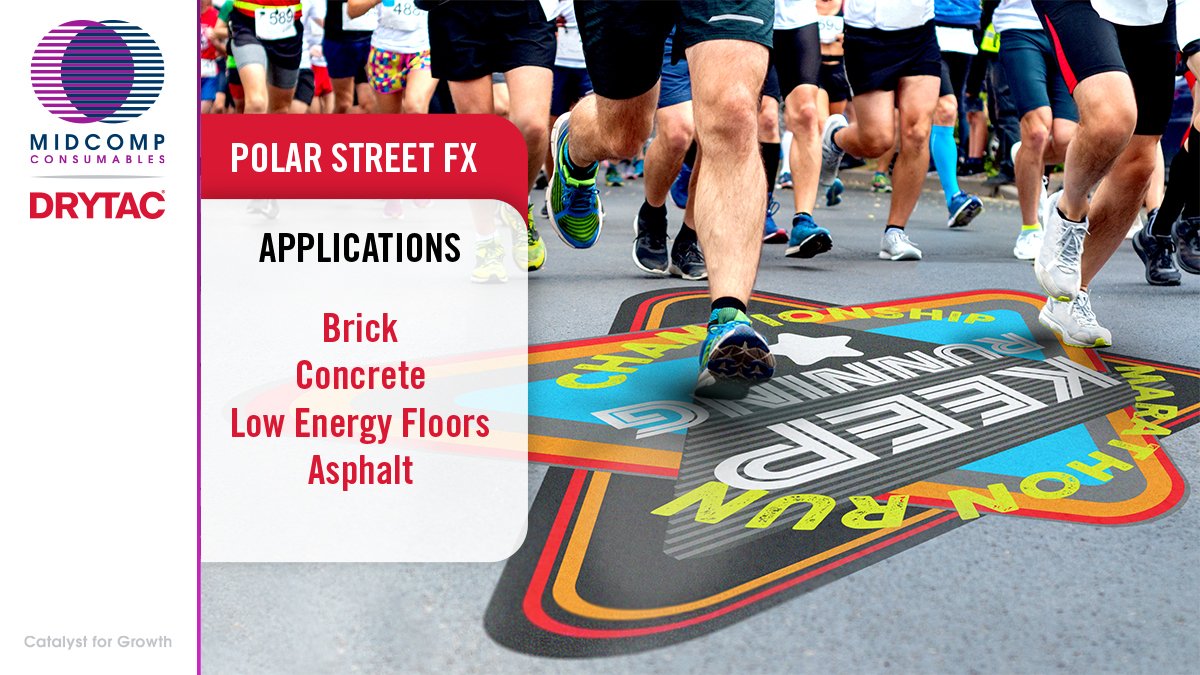 MidcompOfficial's tweet photo. @Drytac Polar Street FX is a PVC-free, slip-resistant aluminium print media. Weather resistant & with several slip ratings & certifications, this is the ideal media for high traffic public environments. Email us for more info: consumables@midcomp.co.za
#drytac #floorgraphics https://t.co/KJy8wdW3T9