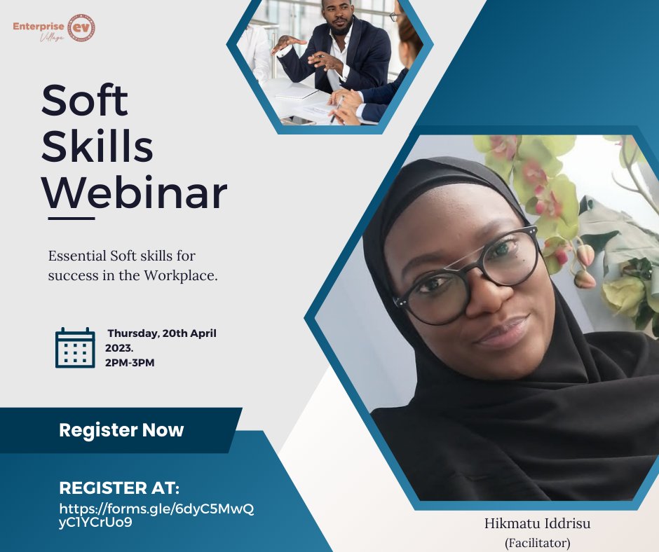 EVhubaccra's tweet photo. It's tomorrow! Have you registered for the soft skills webinar with @HikmatuIddrisu yet? Register now, time is ticking! Click here to sign up:https://t.co/Z5DHSfb77k #webinar #evimpact #evhubaccra #AutoGPT #retweet #OnuaNews https://t.co/lUBziptHyW