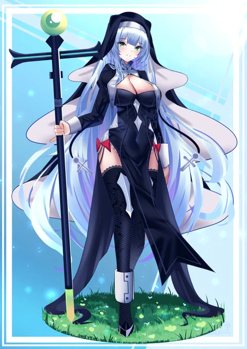 アルビア / Alvea์Nun Sister GuardianUpdate Original Character 2023#originalcharacter 