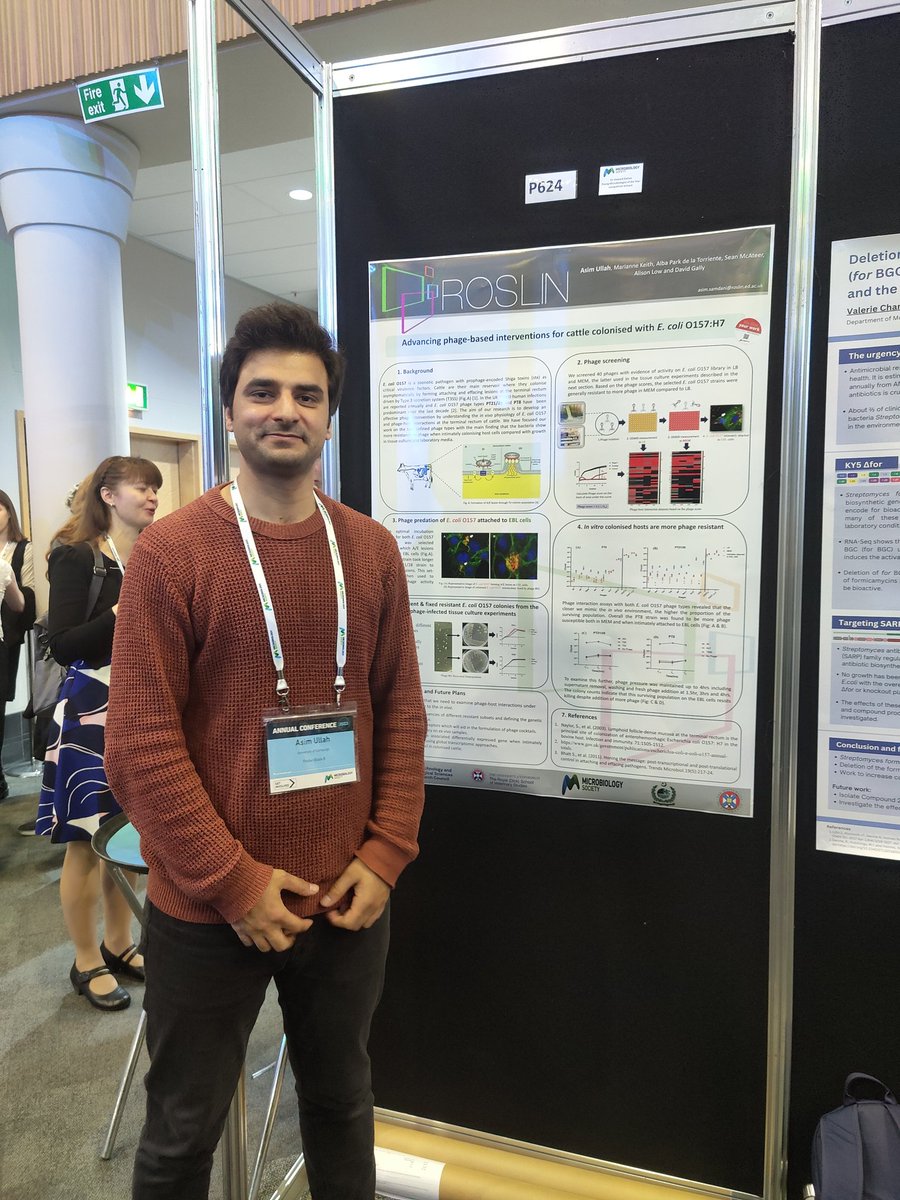 Em π (@emdoesmicro) on Twitter photo Come and chat to @KhwajaAsim1 about his work with E. coli O157:H7 phage interventions in cattle!! <a href="/MicrobioSoc/">Microbiology Society</a> #microbio23 #gallylab Come and chat to @KhwajaAsim1 about his work with E. coli O157:H7 phage interventions in cattle!! <a href="/MicrobioSoc/">Microbiology Society</a> #microbio23 #gallylab