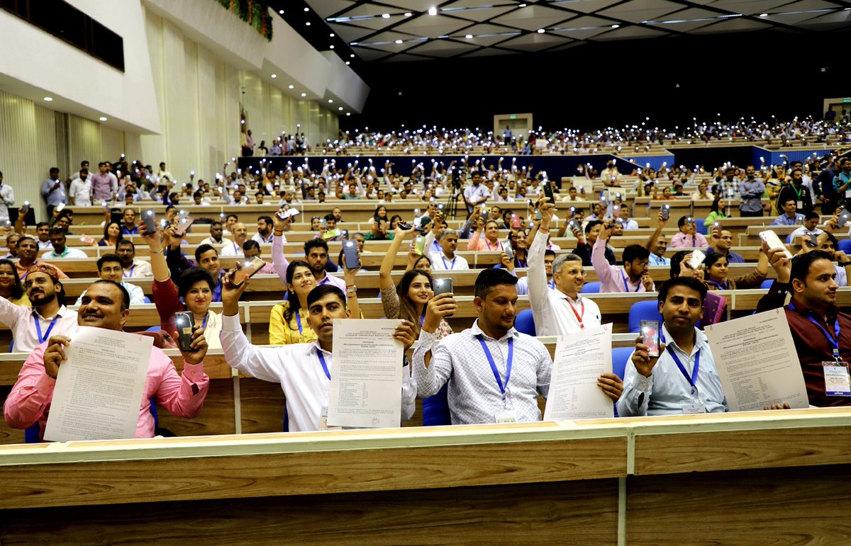 LtGovDelhi's tweet photo. As envisaged by the Hon'ble PM, these permanent appointments will end Adhocism in govt departments &amp; ensure opportunities to the deserving candidates in a transparent manner. Congratulations &amp; best wishes to all appointees for a bright future. https://t.co/W0jTF576Re