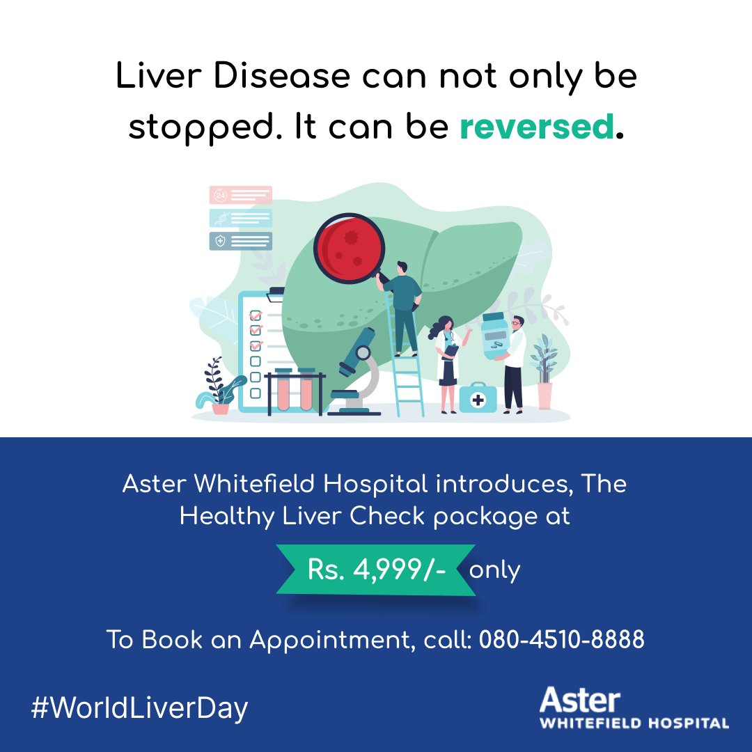 This World Liver Day, let's prioritize liver health and raise awareness about the importance of regular check-ups.

#LiverHealth #LoveYourLiver #WorldLiverDay2023 #HealthyLiving #WellnessJourney #HealthTips #AsterBangalore #AsterHospitals