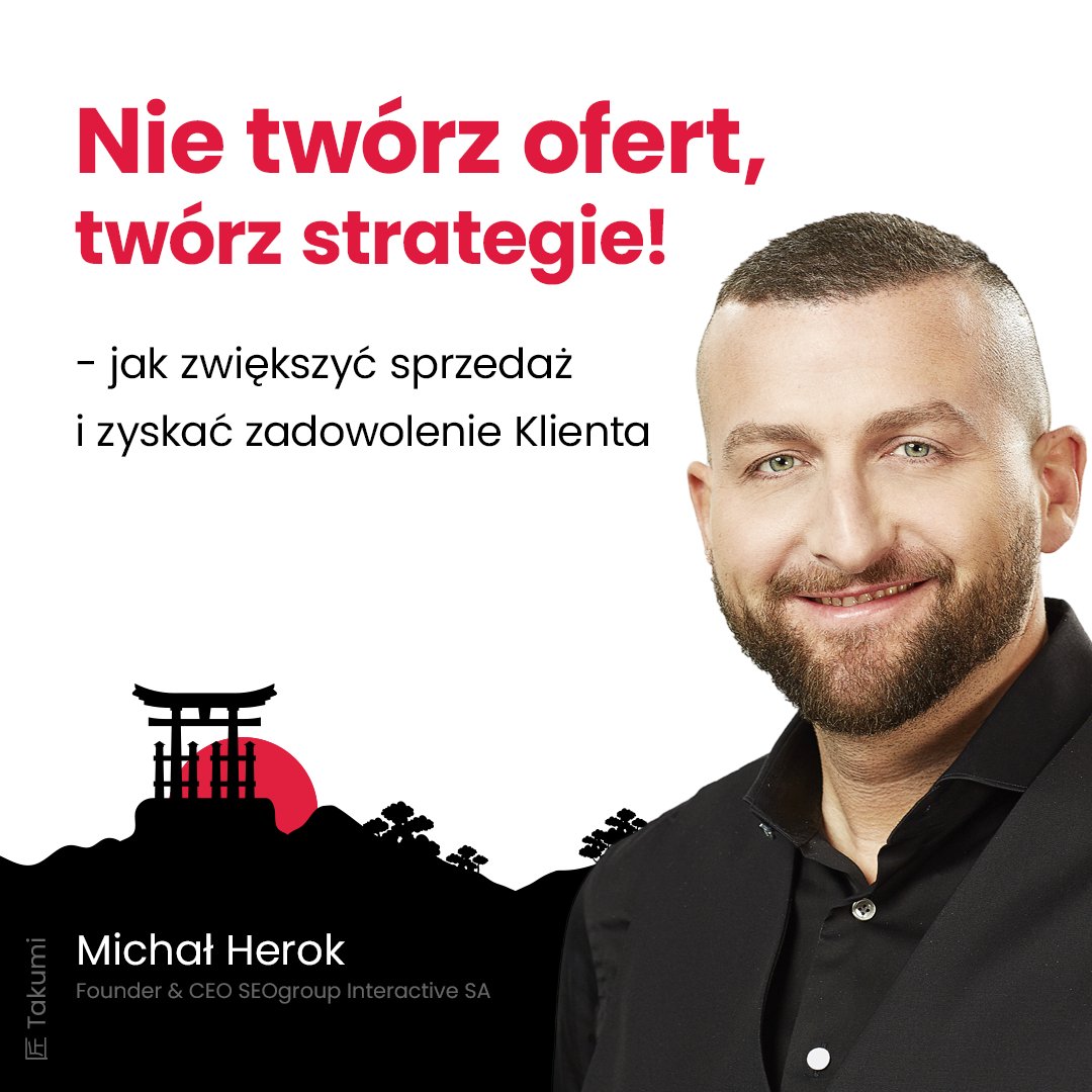 SEOgroup_'s tweet photo. Zachęcamy do zapoznania się z artykułem, w którym nasz 匠 Takumi Michał Herok - Founder &amp; CEO, przedstawia jak zwiększyć sprzedaż📈i jednocześnie zyskać zadowolenie Klienta🤝:

https://t.co/RRuKexKpRb

Daj znać co o tym sądzisz: polub, podaj dalej, zostaw komentarz 👇 https://t.co/mGZnrbQUjk