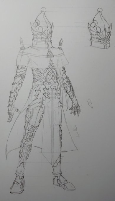 発掘、下書きビショップ・シャビャク。
イケメンだと思う。性格は悪い。
新しいシリーズのキャラクターが既にいくつか出来上がっているけど、白ノ騎士×デュアリスシリーズをなかなか区切れない。どんどん膨らんでいく。色々な人に見てもらえると嬉しい。 