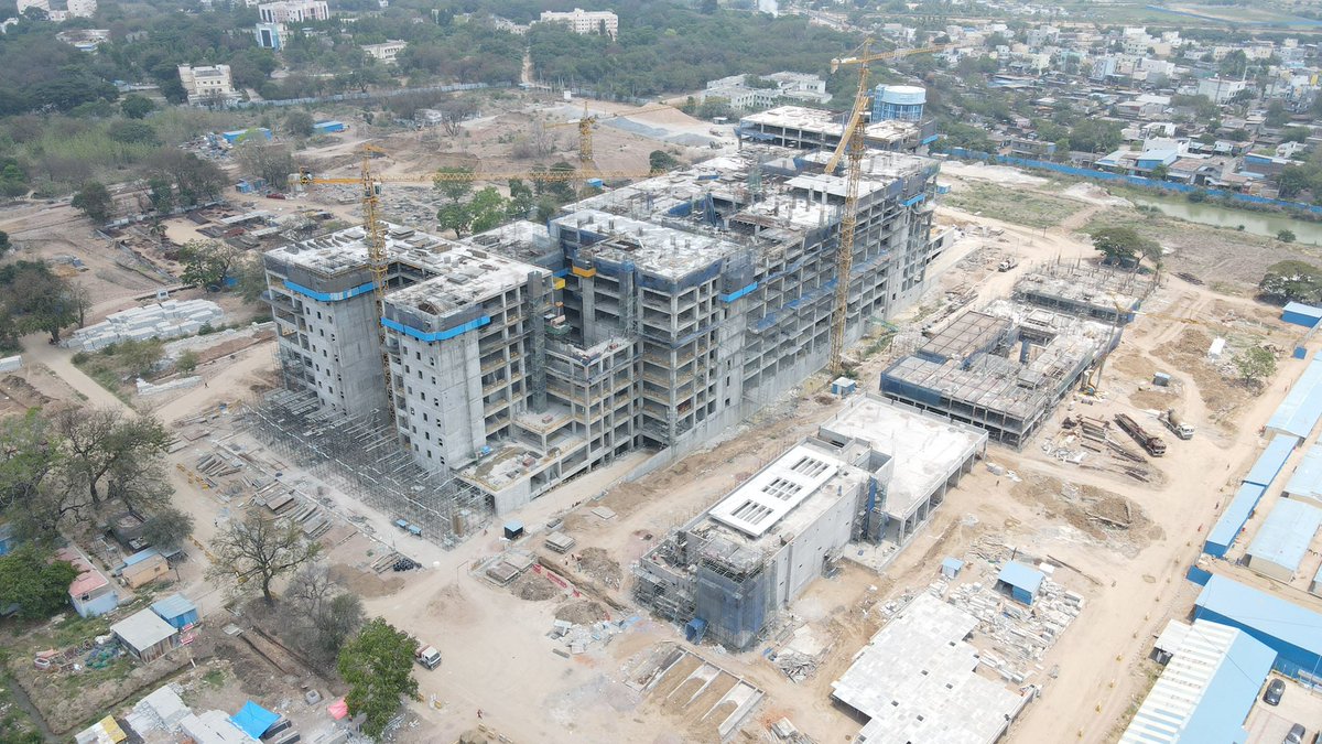 KTR on Twitter "Telangana’s Largest Government Hospital with 2,000
