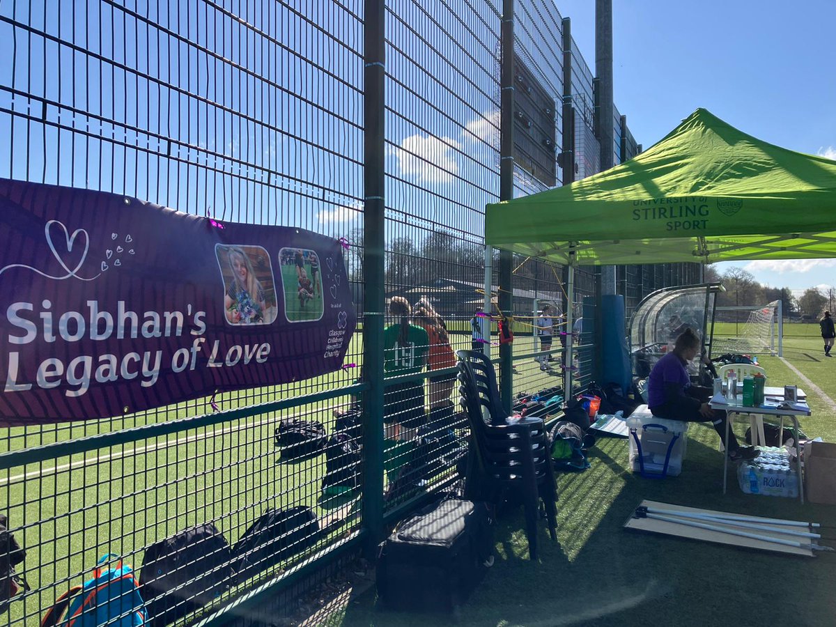 GCH_Charity's tweet photo. Thank you to @stiruni_wfc for organising a special tournament today honouring Scotland Rugby international, Siobhan Cattigan. 

We are very grateful for the funds raised today via Siobhan's charity memorial fund, 'Siobhan's Legacy of Love' #remembersiobhan 💜 https://t.co/38VWSm1jnm