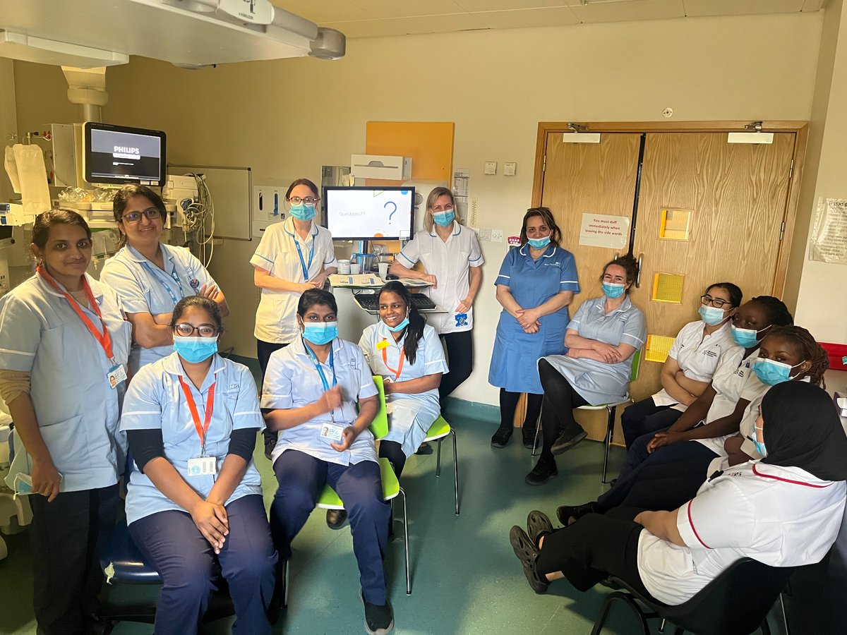 North_Manc_SLT's tweet photo. Lovely morning teaching our ICU nurses about SLT on ICU! 💙 https://t.co/Ot85f7V5ta