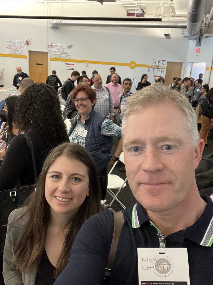 dock_labs's tweet photo. Our company heads @N1ckLambert and @elinacadouri are currently attending the Internet Identity Workshop in the CA, USA, exchanging ideas about the latest advancements in internet identity.
We can't wait to see what they bring back to our team! #IIW #InternetIdentityWorkshop https://t.co/fKQIZLGkU0