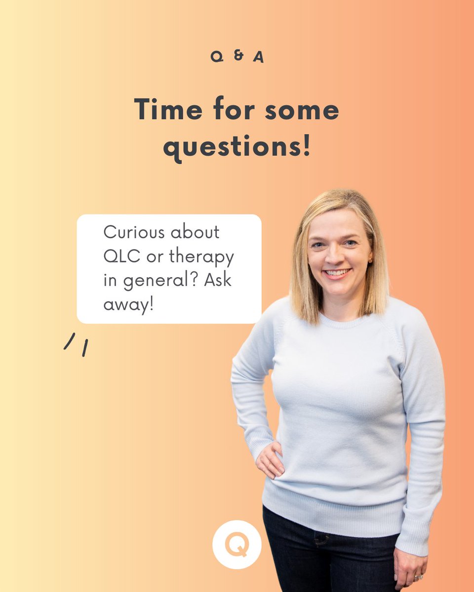 What are some questions you have about QLC or therapy? 💭

Ask your questions in the comments, or slide into our DMs 📲

#telehealth #teletherapy #therapistsofinstagram #onlinetherapy #onlinecounseling #psychologistsofinstagram #onlinetherapist #counselorsofinstagram