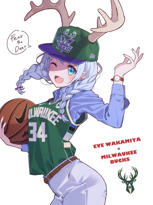 【バンドリ× NBA  その22】
イヴちゃん×ミルウォーキー・バックス
"the Greek Freak"

【BanG Dream! × NBA  No. 22】
Eve × Milwaukee Bucks
"the Greek Freak"
#バンドリ #若宮イヴ 