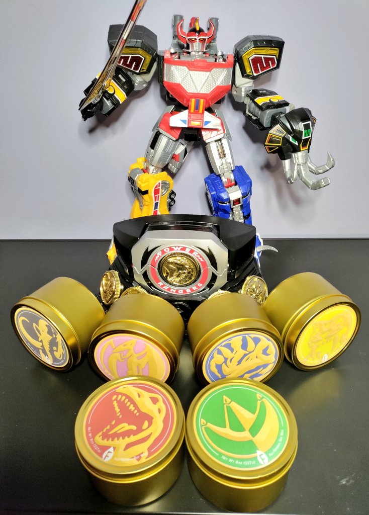 Fandlemonium's tweet photo. Today's the day for #OnceAndAlways ! The Power Rangers 30th Anniversary special dropped today, and you can celebrate by taking 15% off our newly released Power Coin candles using the code PR30TH at checkout! #PowerRangers #PowerRangers30 https://t.co/onJ1vVby7Q