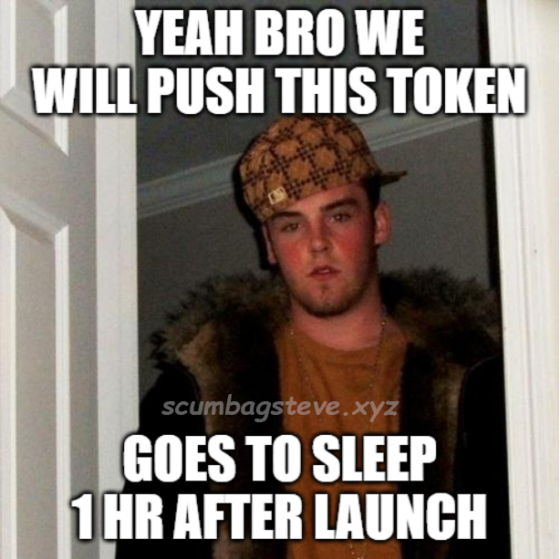 scumbageth's tweet photo. @LilMoonLambo Heard you loved memes. $STEVE loves you too. https://t.co/VcGSFTTVik