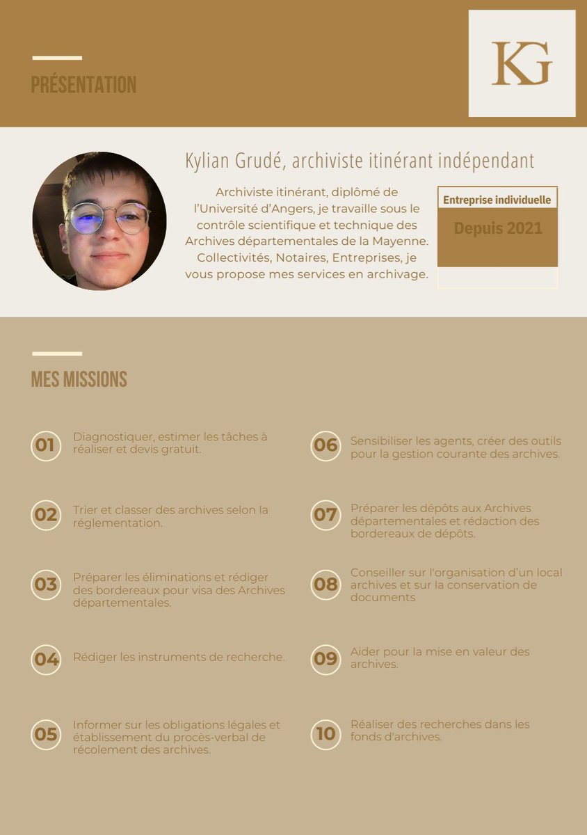 📜 Collectivités, Entreprises et Notaires, je vous propose mes services en archivage. 📜
Contact :
📧 kyliangrd@gmail.com 
☎️ 06 51 87 86 70 

#mayenne #notaire #entreprise #collectivite #lamayenne #archives #archiviste