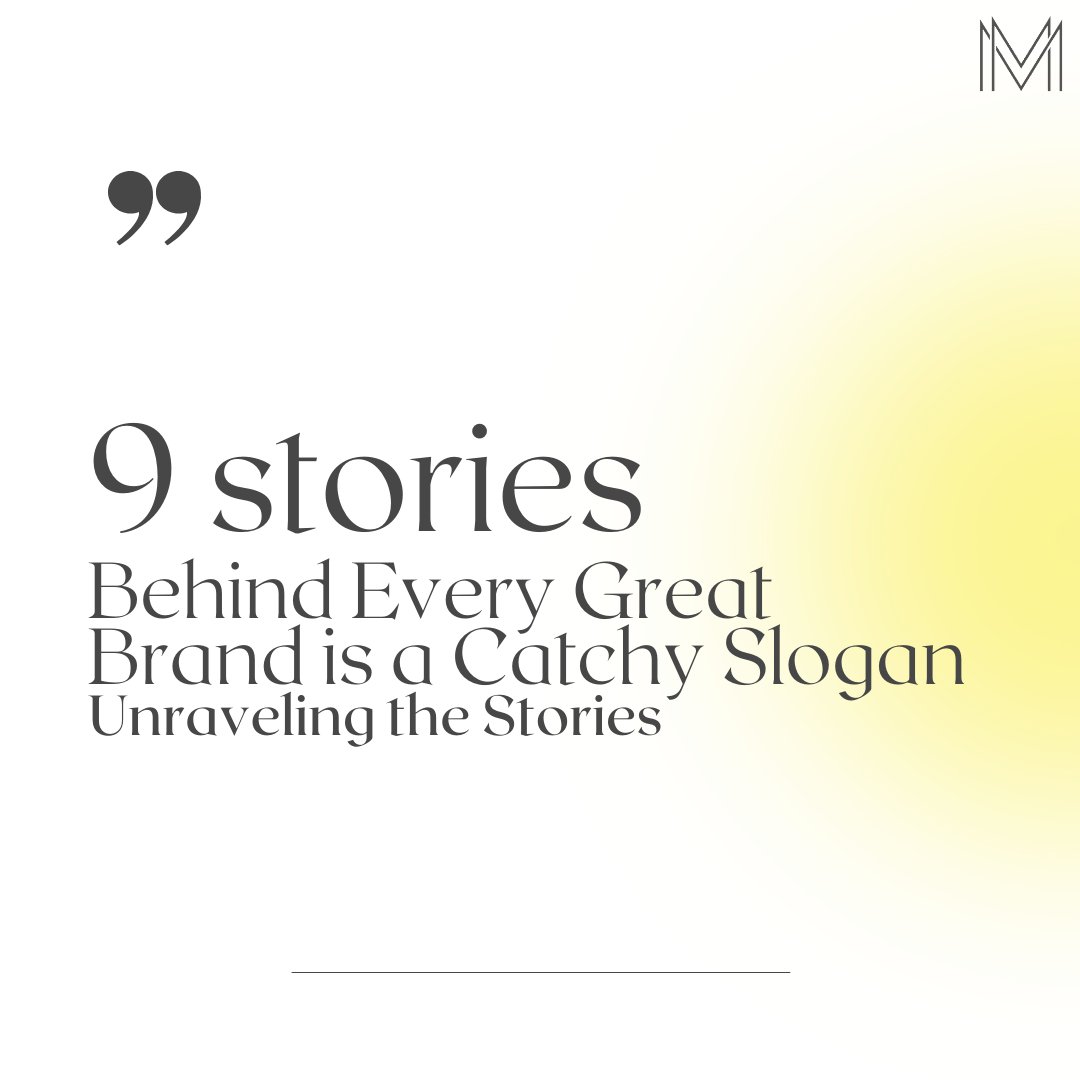 MMBytes's tweet photo. Slogans are everywhere, from billboards to TV commercials, and they play a huge role in brand recognition.

But have you ever wondered where these catchy phrases come from?

🧵1/13 https://t.co/1iACe6FJWp